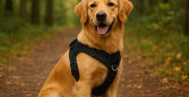 arnes para perros ajustables. Labrador